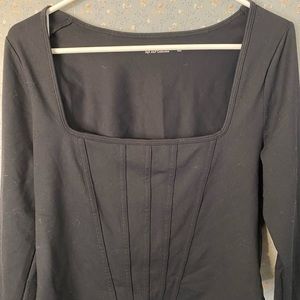 NWT Abercrombie & Fitch long sleeve seamless corset top